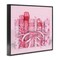 Stupell Industries Pastel Pink Book Lovers Black Framed Giclee Art, design by Nina Jacobs